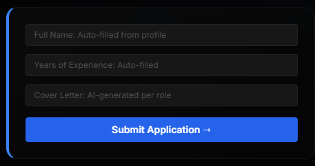 Auto-filling application forms